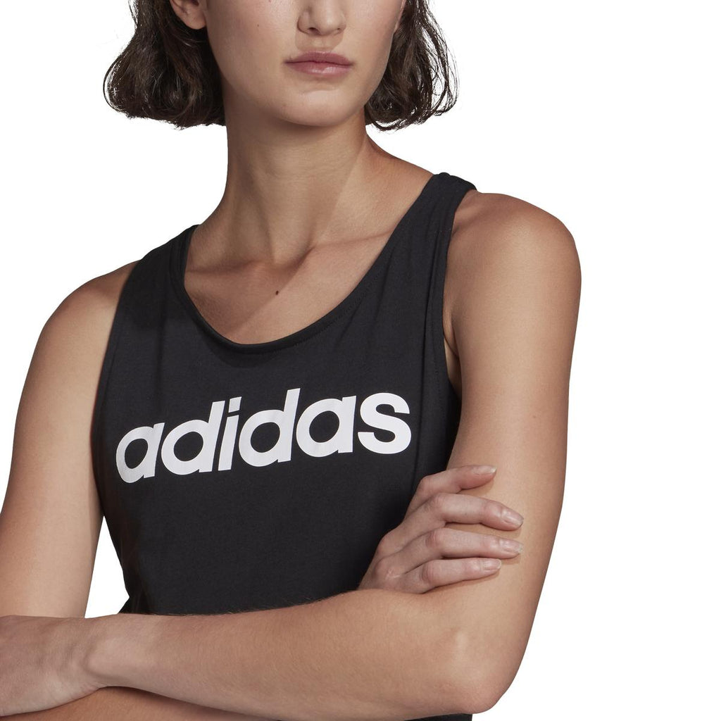 Canotta nera adidas LOUNGEWEAR Essentials Loose Logo
