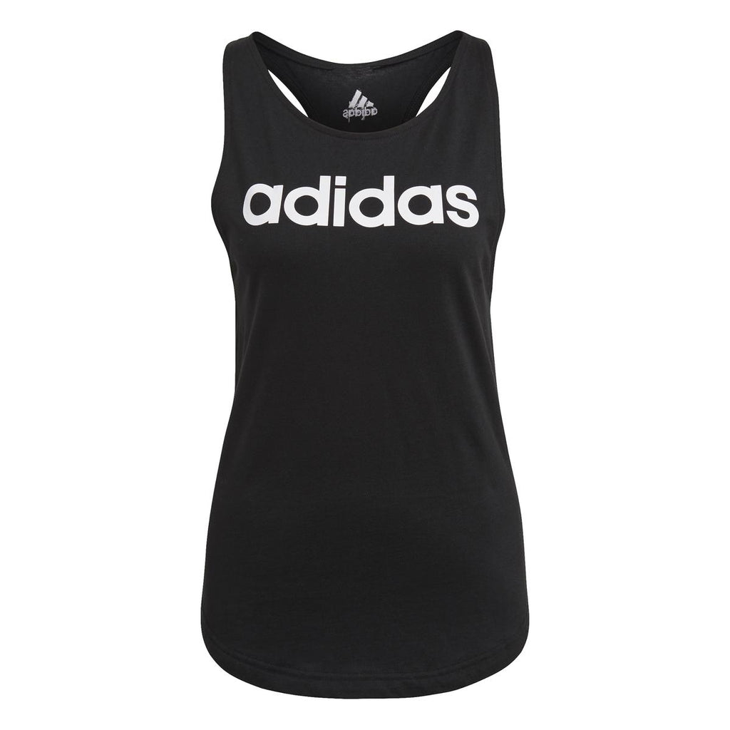 Canotta nera adidas LOUNGEWEAR Essentials Loose Logo