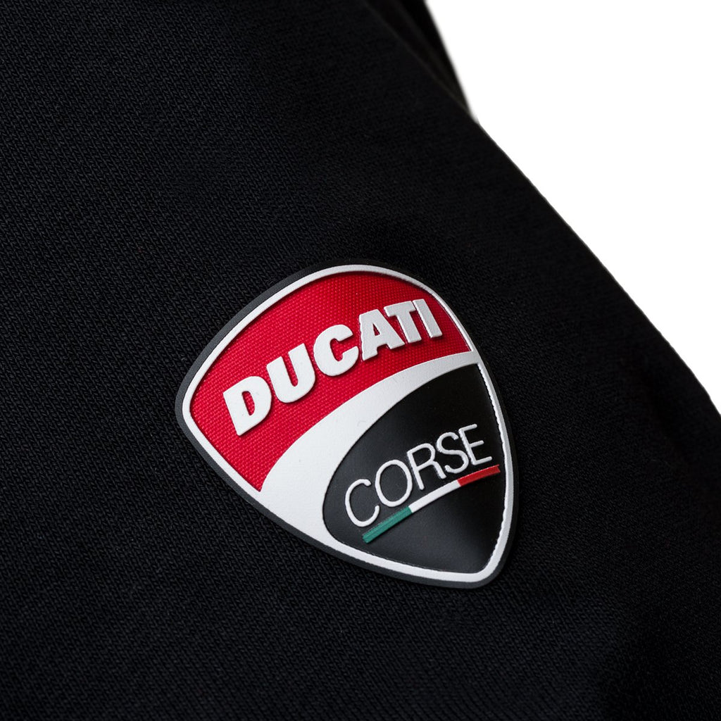 Felpa girocollo nera Ducati Corse Alvar