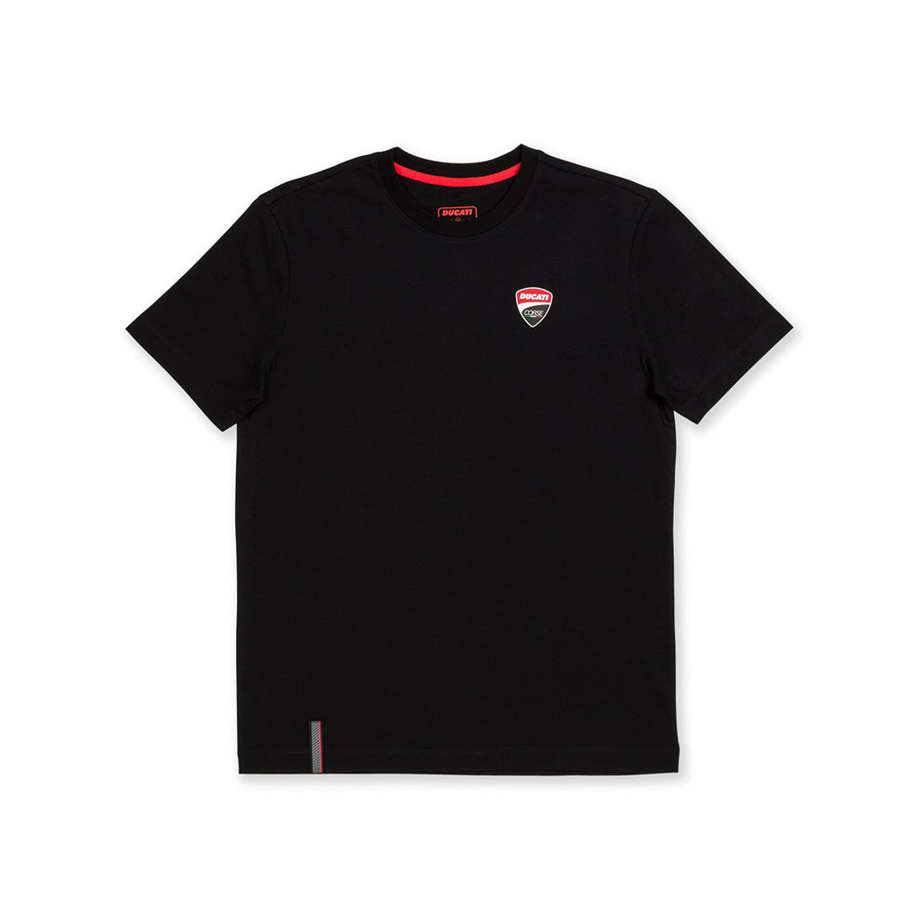 T-shirt nera con badge Ducati Corse Agar