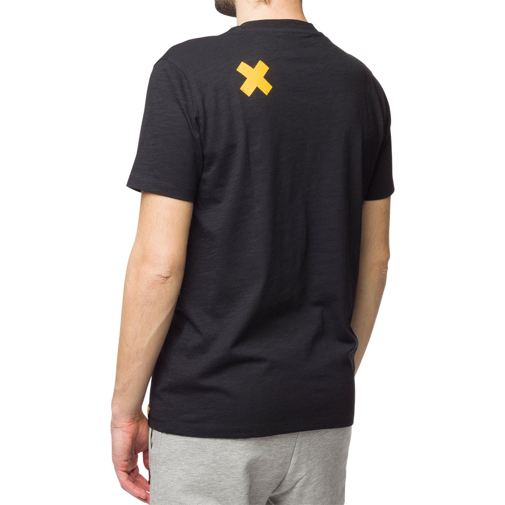 T-shirt nera da uomo con logo sul petto Scrambler Ducati Heritage 62