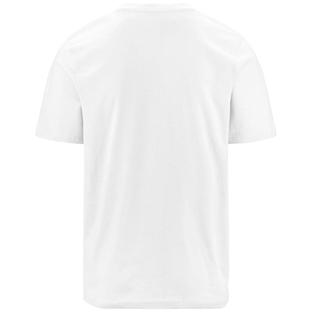 T-shirt bianca da uomo con logo sul petto Kappa Logo Cromen