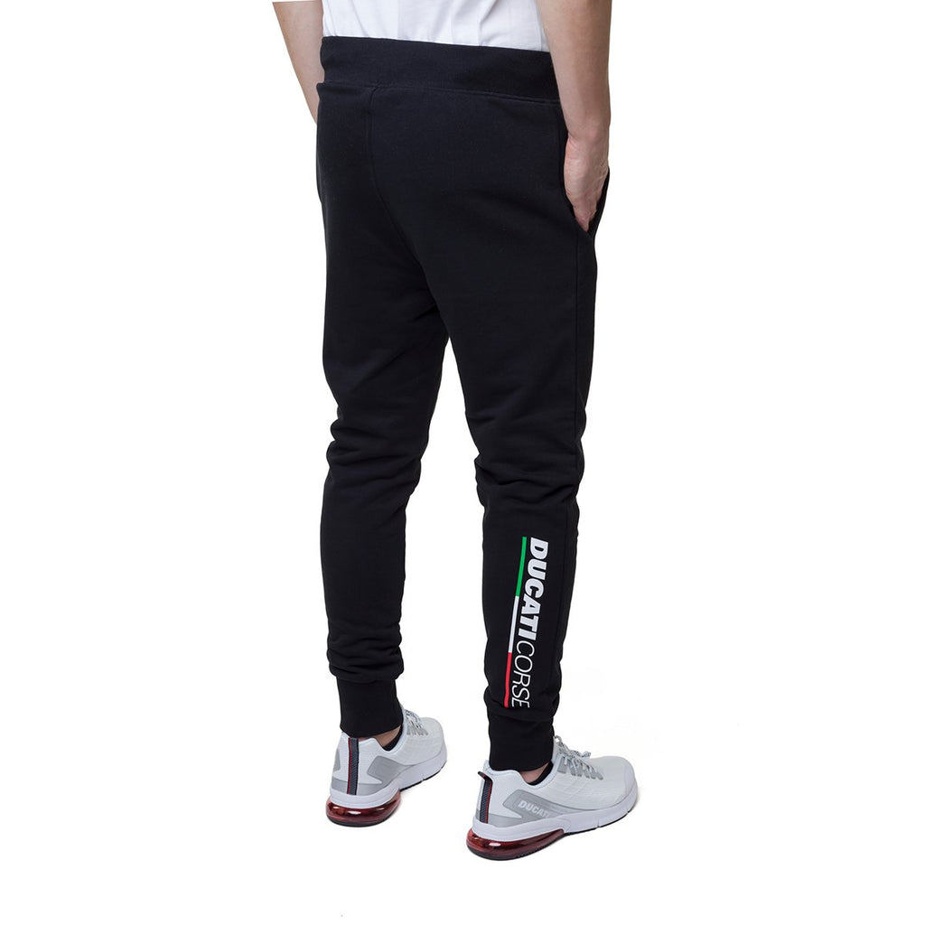 Pantaloni joggers neri con badge Ducati Corse Andy