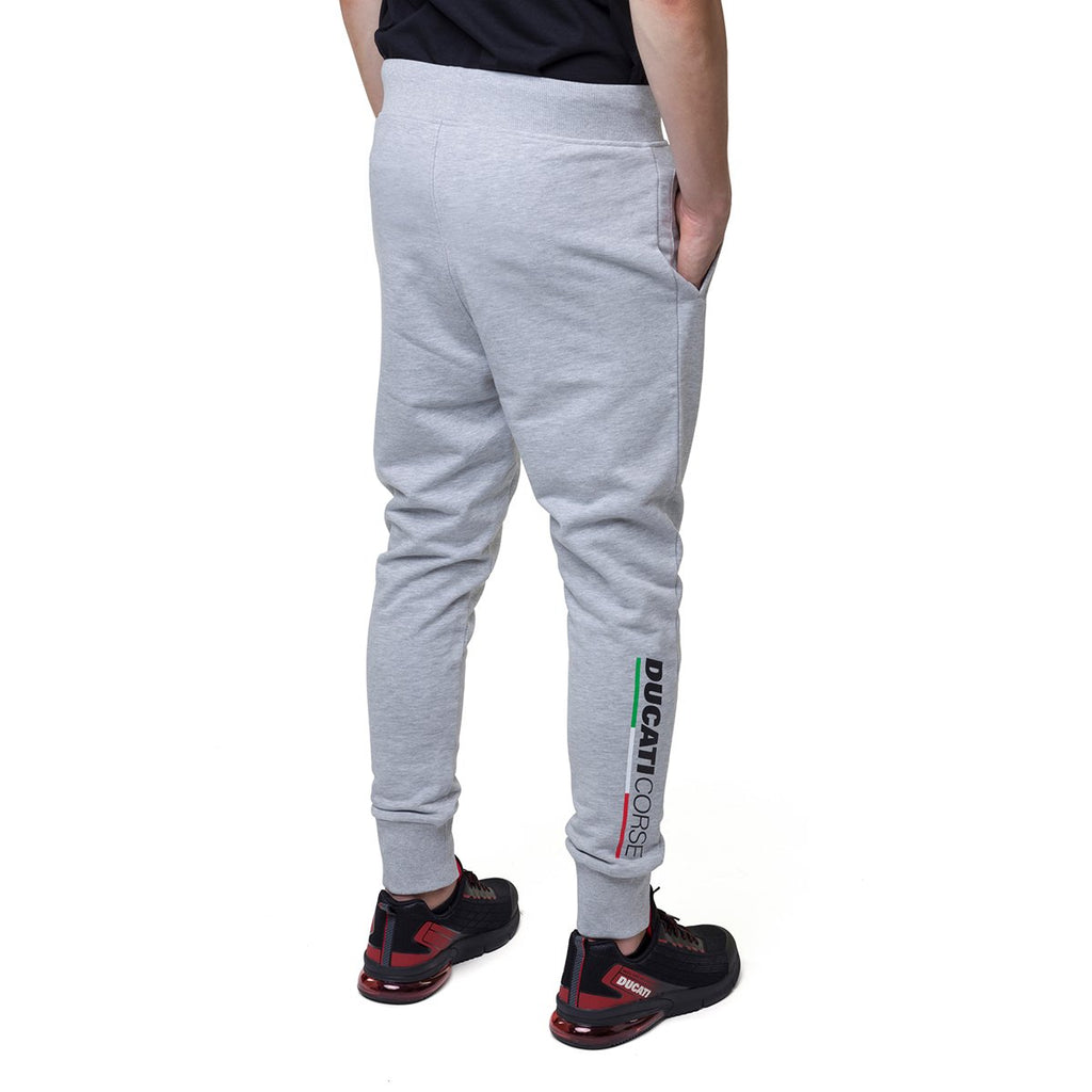 Pantaloni joggers grigi con badge Ducati Corse Andy