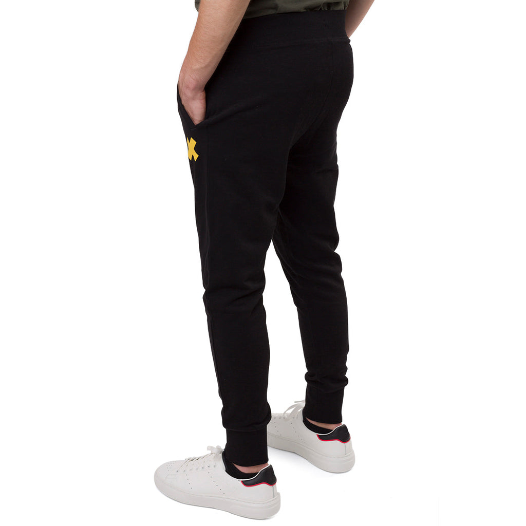 Pantaloni joggers neri da uomo con logo Scrambler Ducati