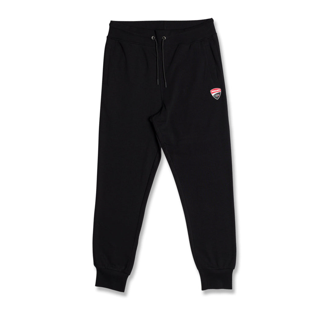 Pantaloni joggers neri da uomo con logo Ducati Corse Agar Trainer