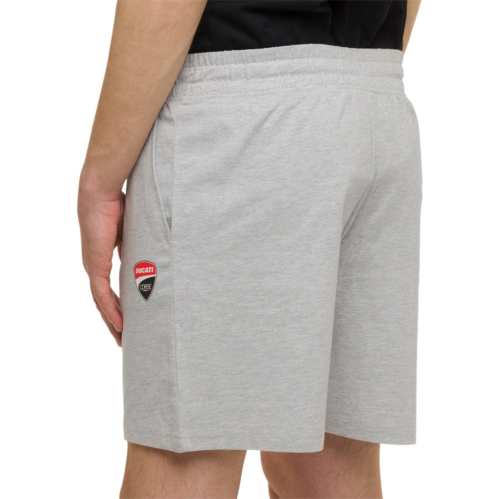 Pantaloncini grigi da uomo con logo Ducati Corse Erminio