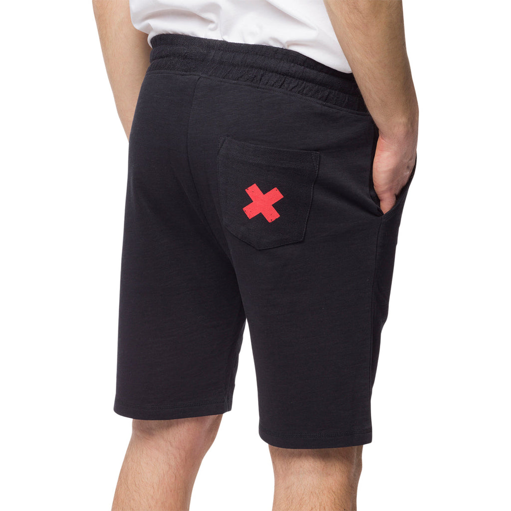 Pantaloncini neri da uomo con logo Scrambler Ducati X Shorts