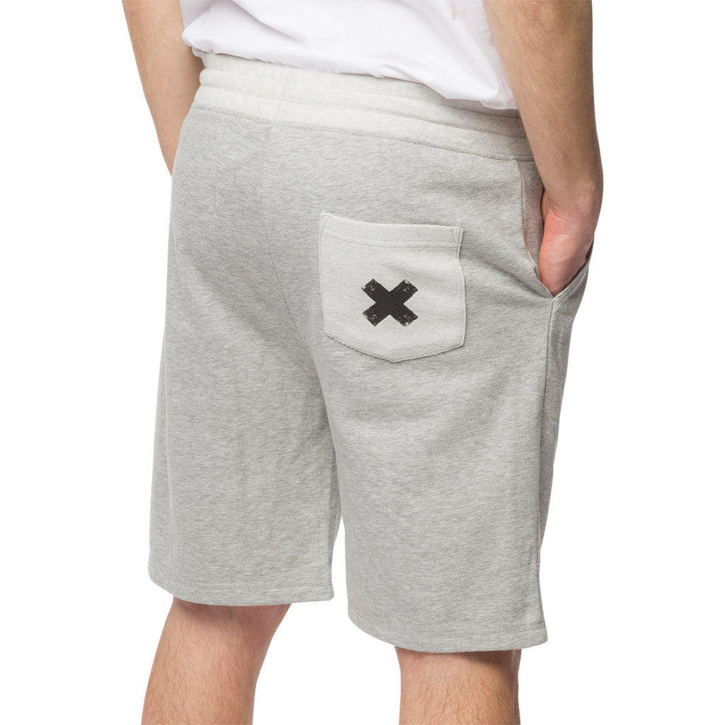 Pantaloncini grigi da uomo con logo Scrambler Ducati X Shorts