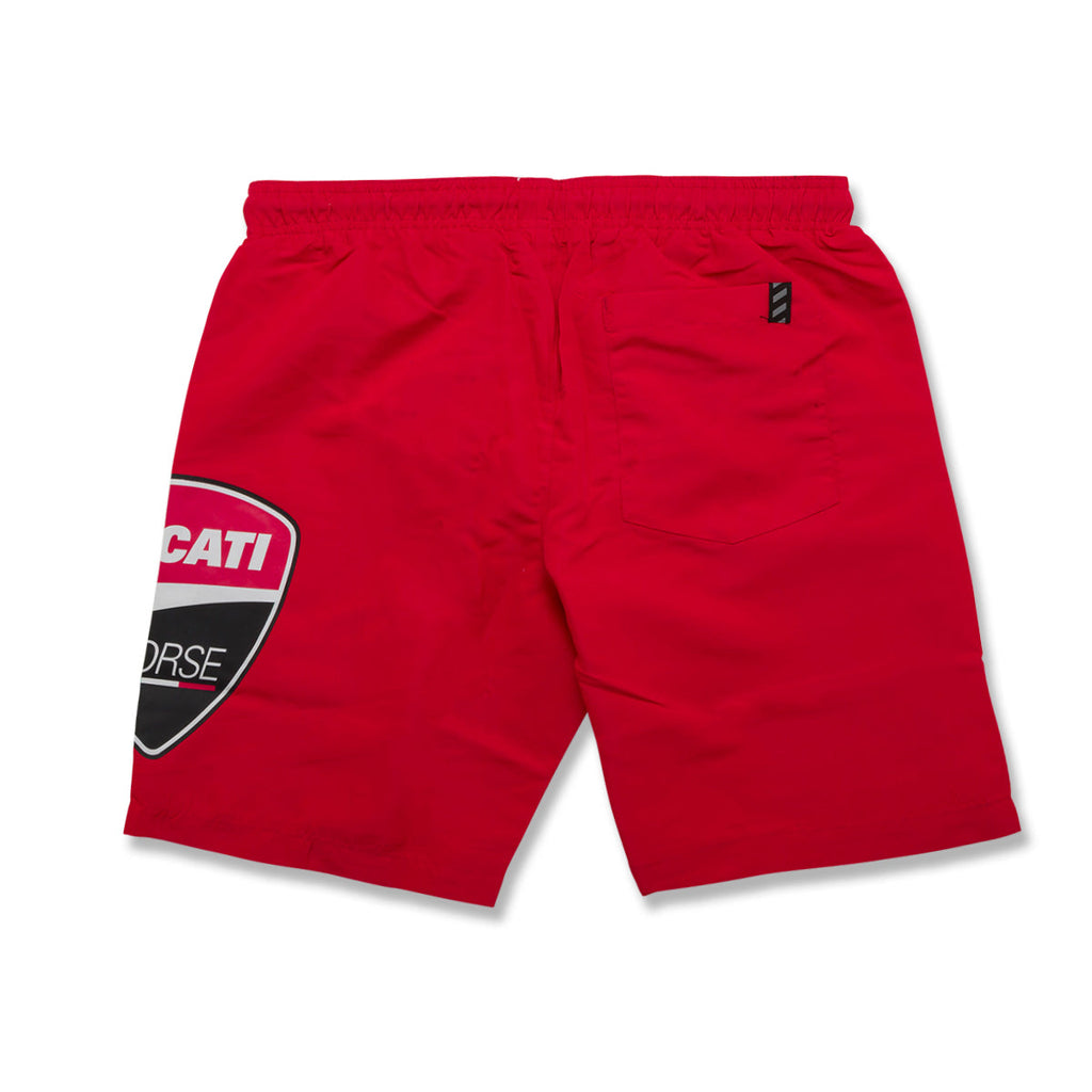 Costume da bagno rosso da uomo Ducati Corse