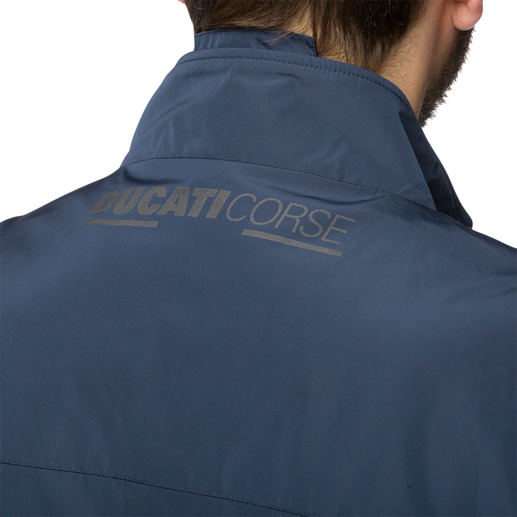 Giubbino blu navy da uomo Ducati Corse Pole Jacket