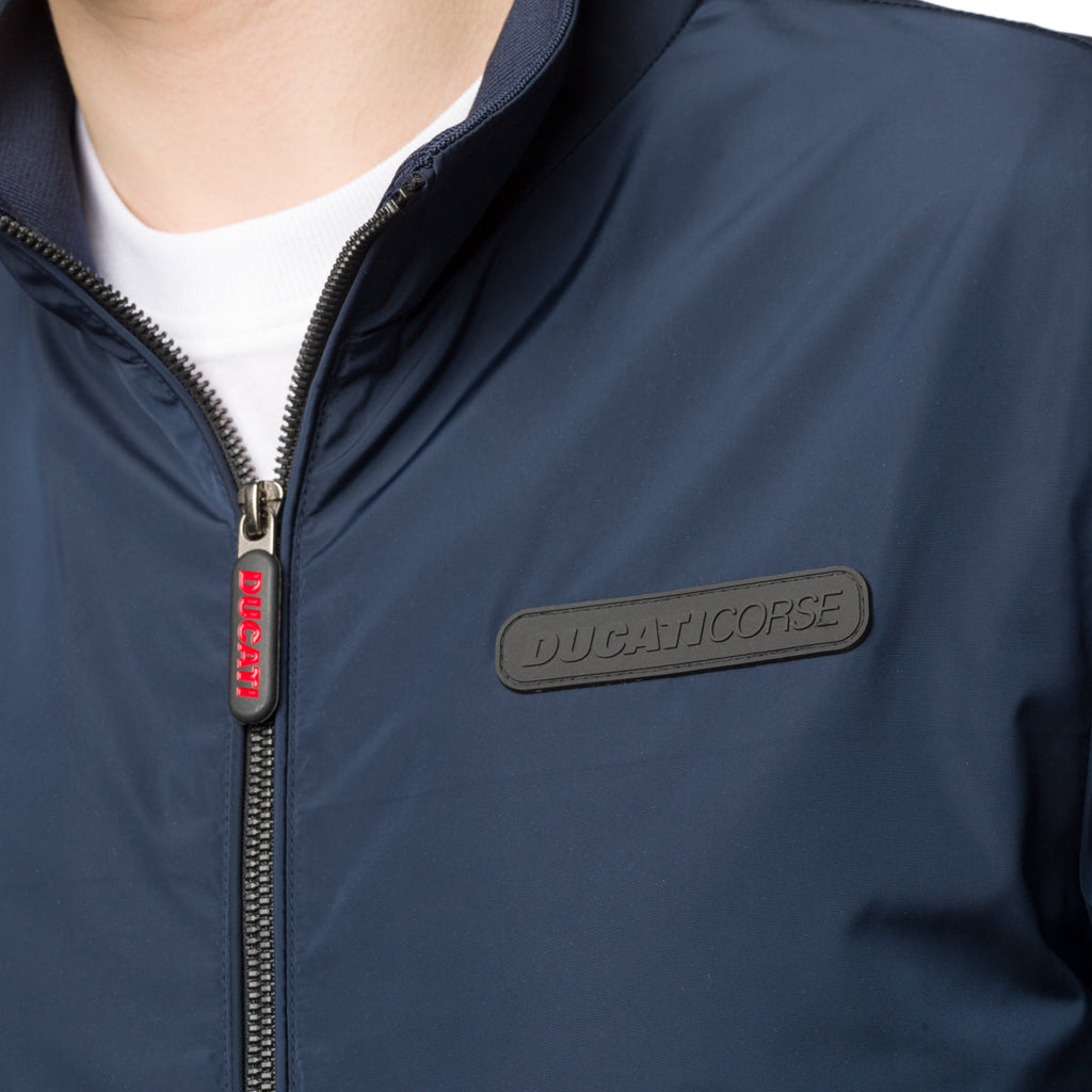 Giubbino blu navy da uomo Ducati Corse Pole Jacket