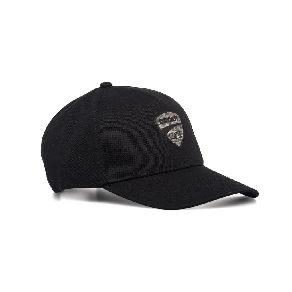 Cappellino nero con logo camouflage Ducati Corse