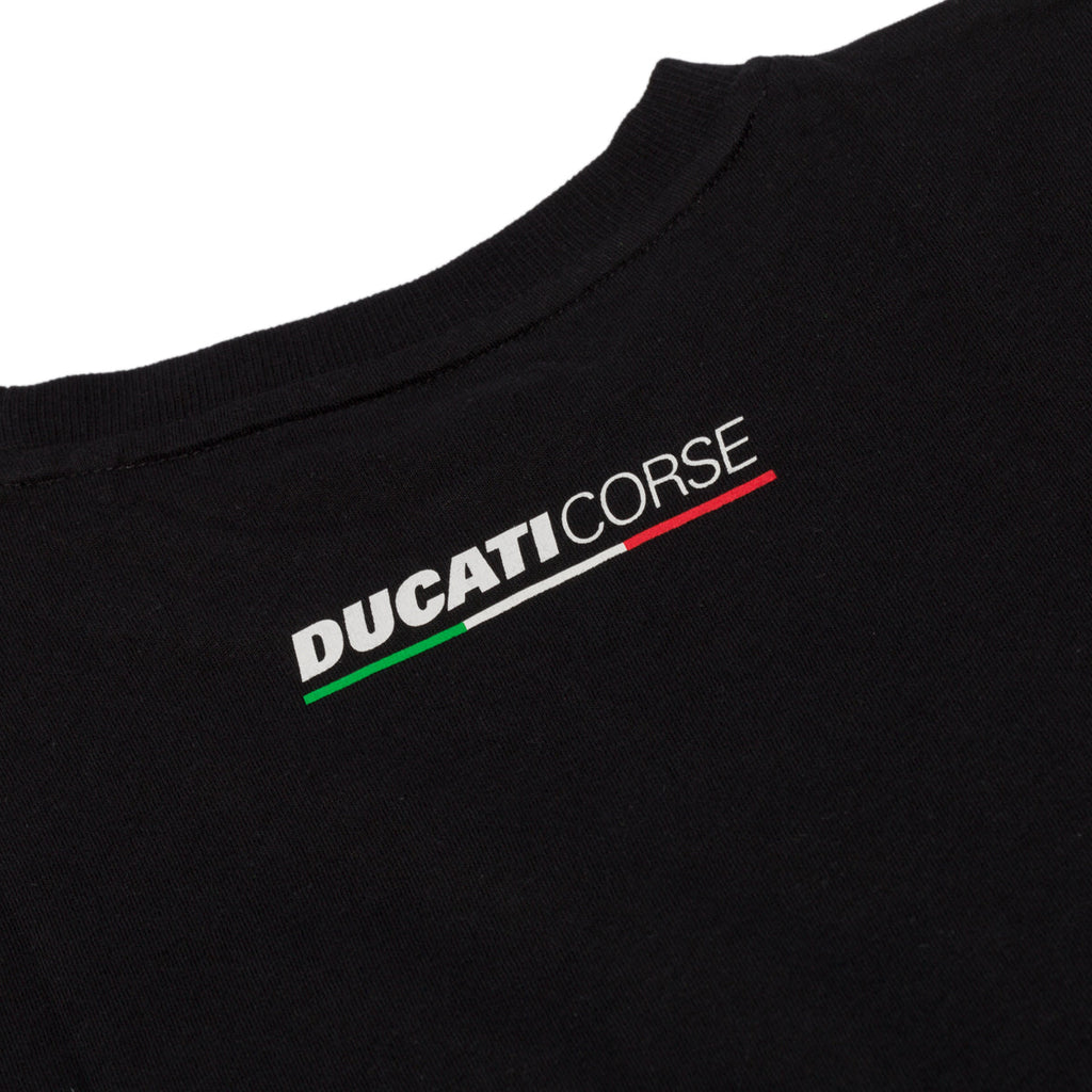 Maglia a maniche lunghe nera da bambino Ducati Agar K