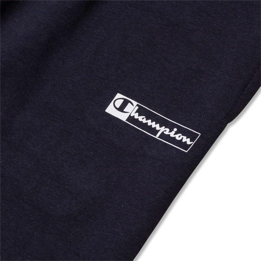 Pantaloni blu da bambino con logo sulla gamba Champion