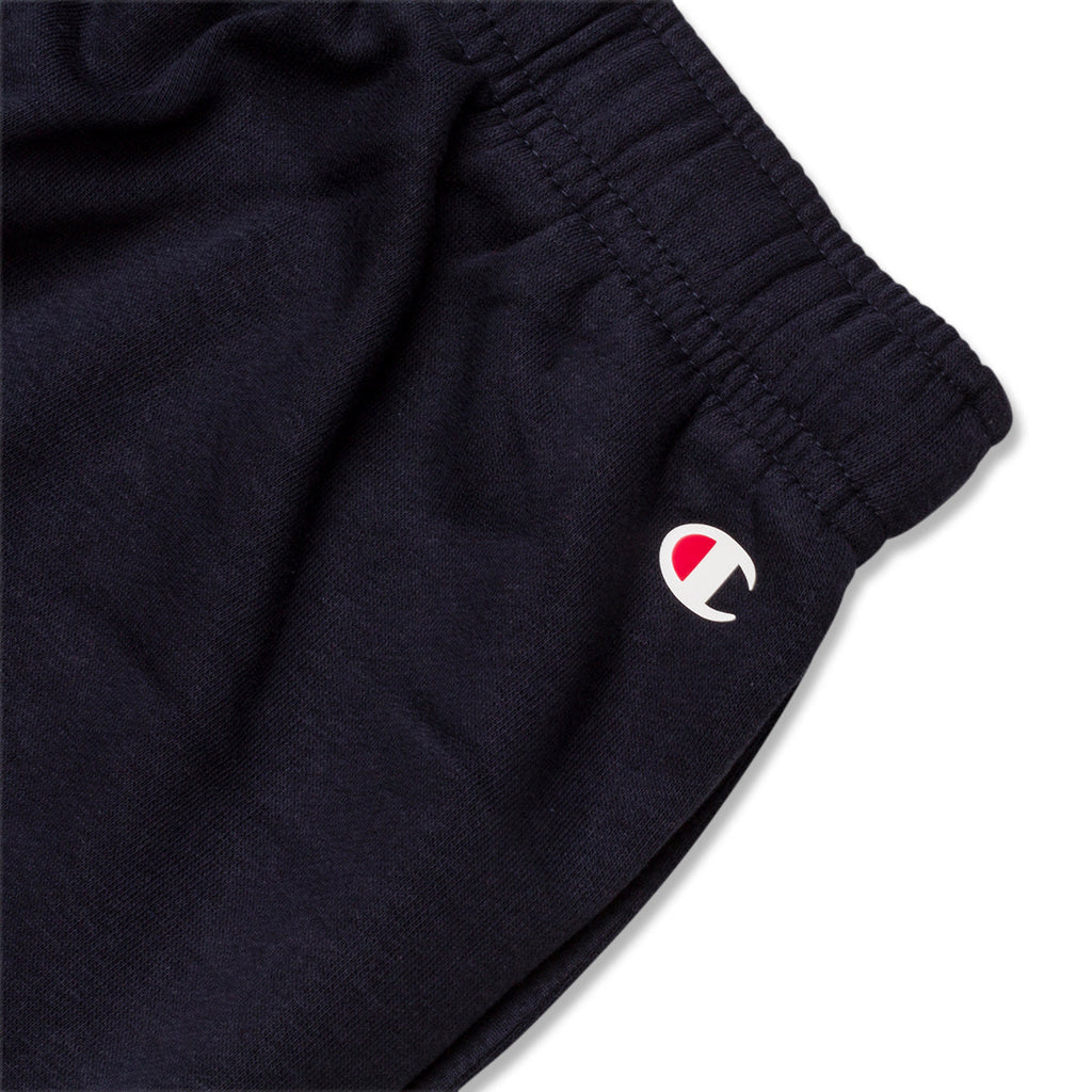 Pantaloni blu da bambino con logo sulla gamba Champion