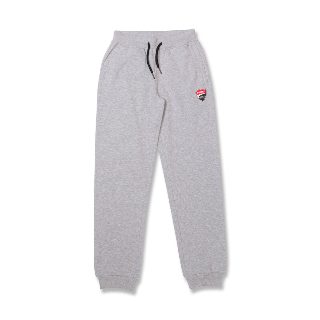 Pantaloni joggers grigi da bambino con badge Ducati Corse