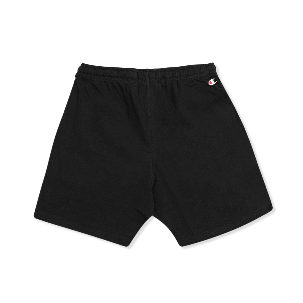 Pantaloncini neri da bambino con logo Champion