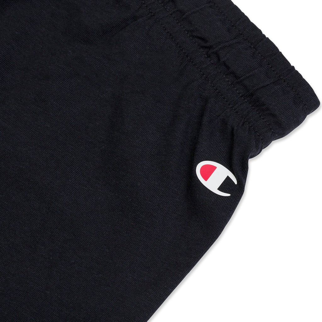 Pantaloncini neri da bambino con logo Champion