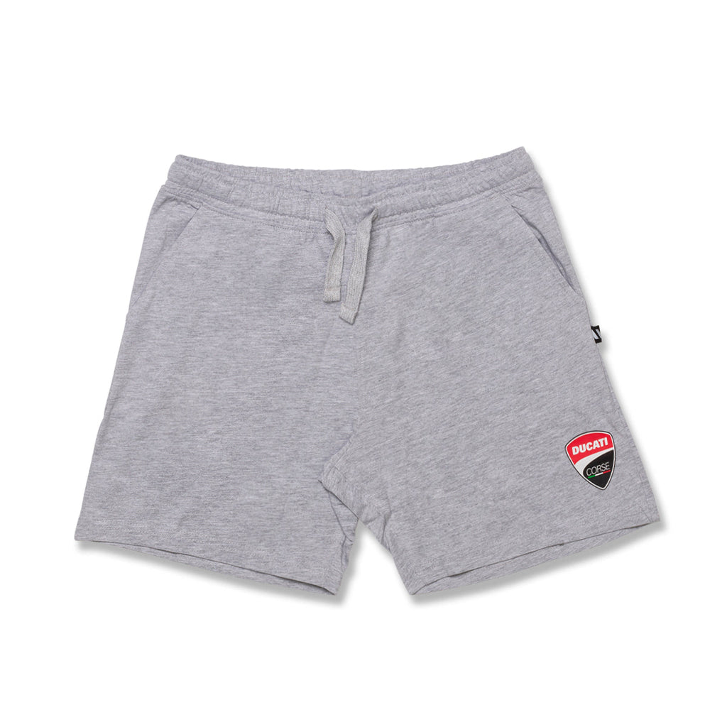 Pantaloncini sportivi grigi da bambino Ducati Agar Shorts K