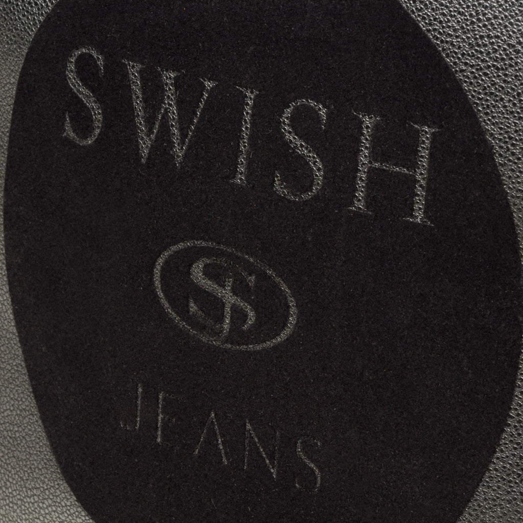 Borsa a spalla nera con dettagli scamosciati Swish Jeans Keat