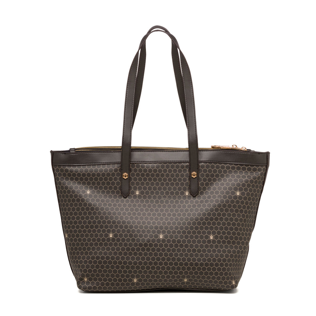 Borsa a spalla nera da donna Lumberjack Allegra