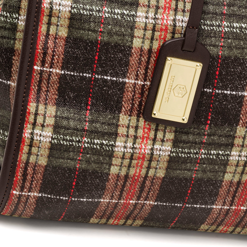 Borsa a mano con fantasia check Lumberjack Manila
