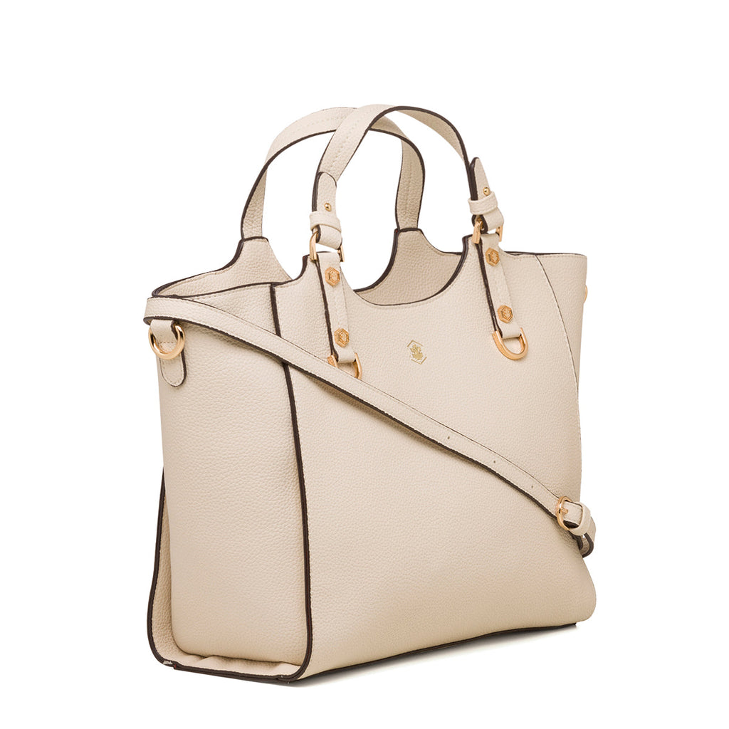 Borsa a mano bianca da donna Lumberjack Diana