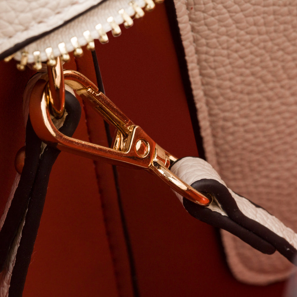 Borsa a mano bianca da donna Lumberjack Diana