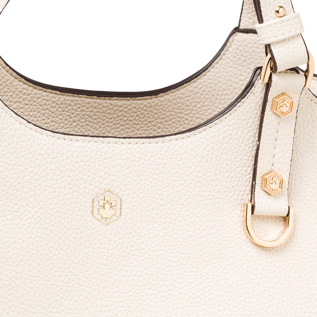 Borsa a mano bianca da donna Lumberjack Diana