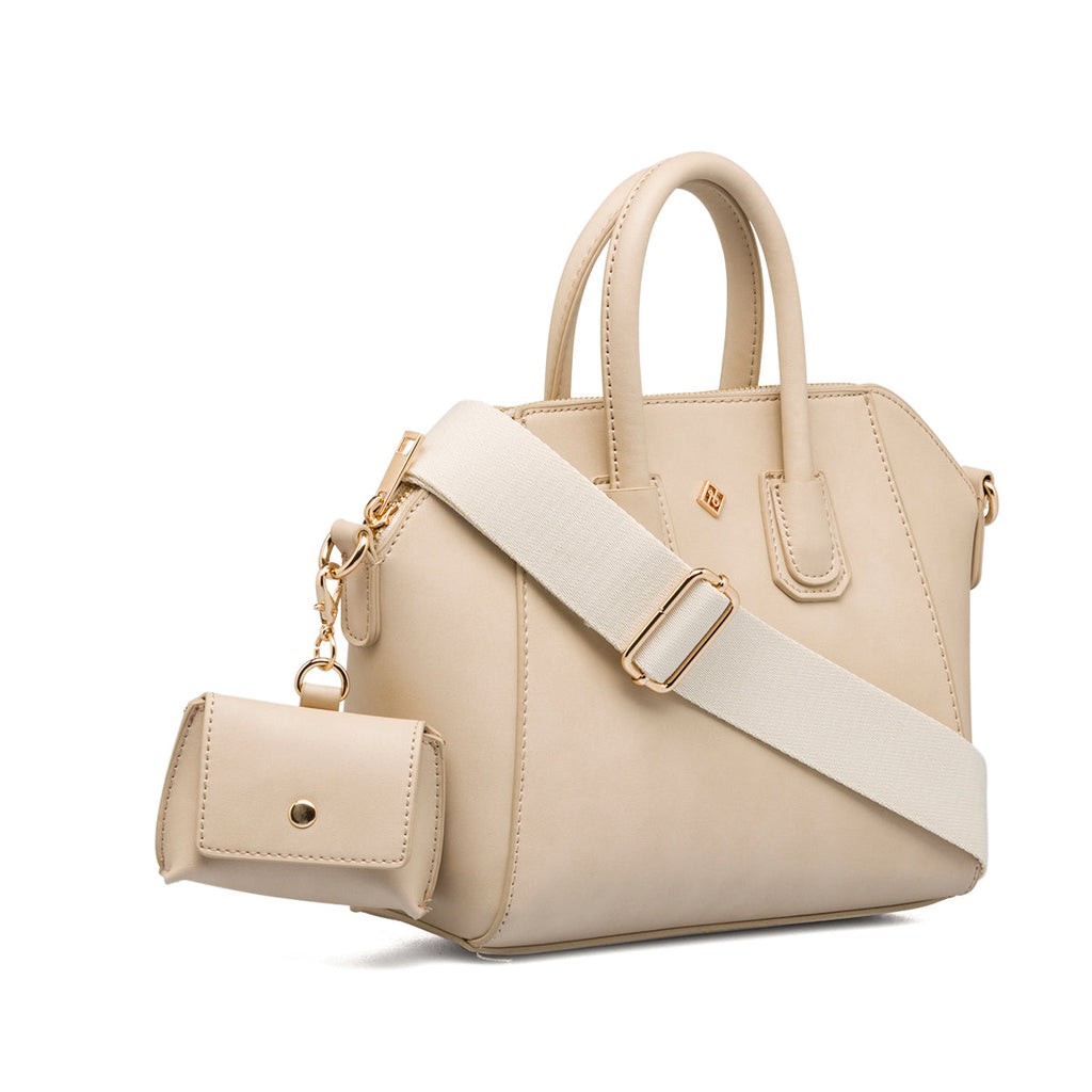 Borsa a mano beige da donna in "pelle vegana" Call It Spring Jaded