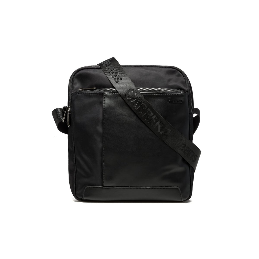 Borsa a tracolla nera in similpelle Carrera Jeans Diego