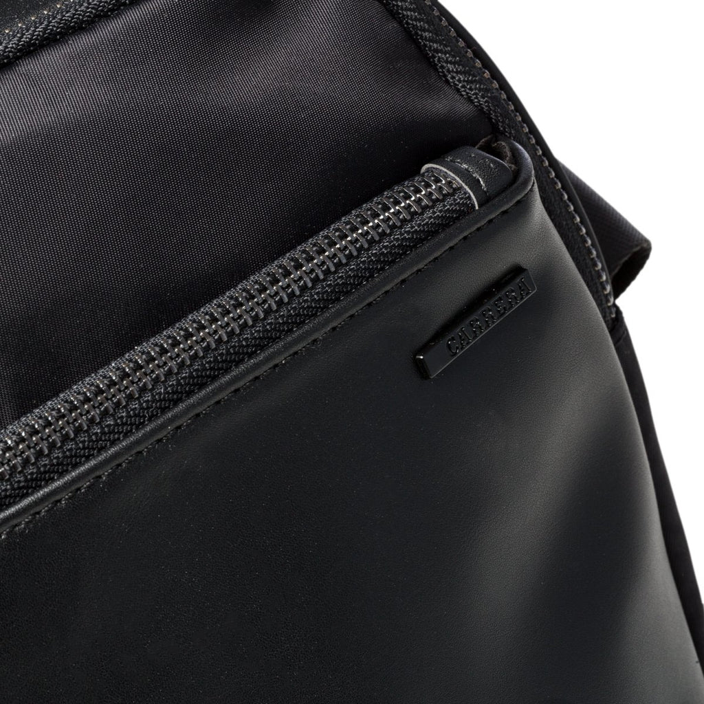 Borsa a tracolla nera in similpelle Carrera Jeans Diego