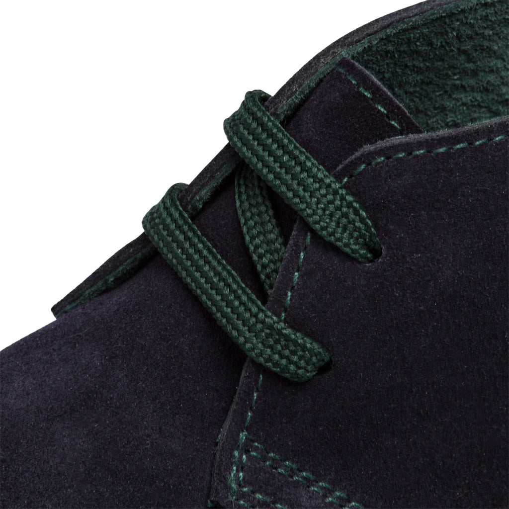 Polacchine blu navy in pelle scamosciata da bambino Weep & Smile