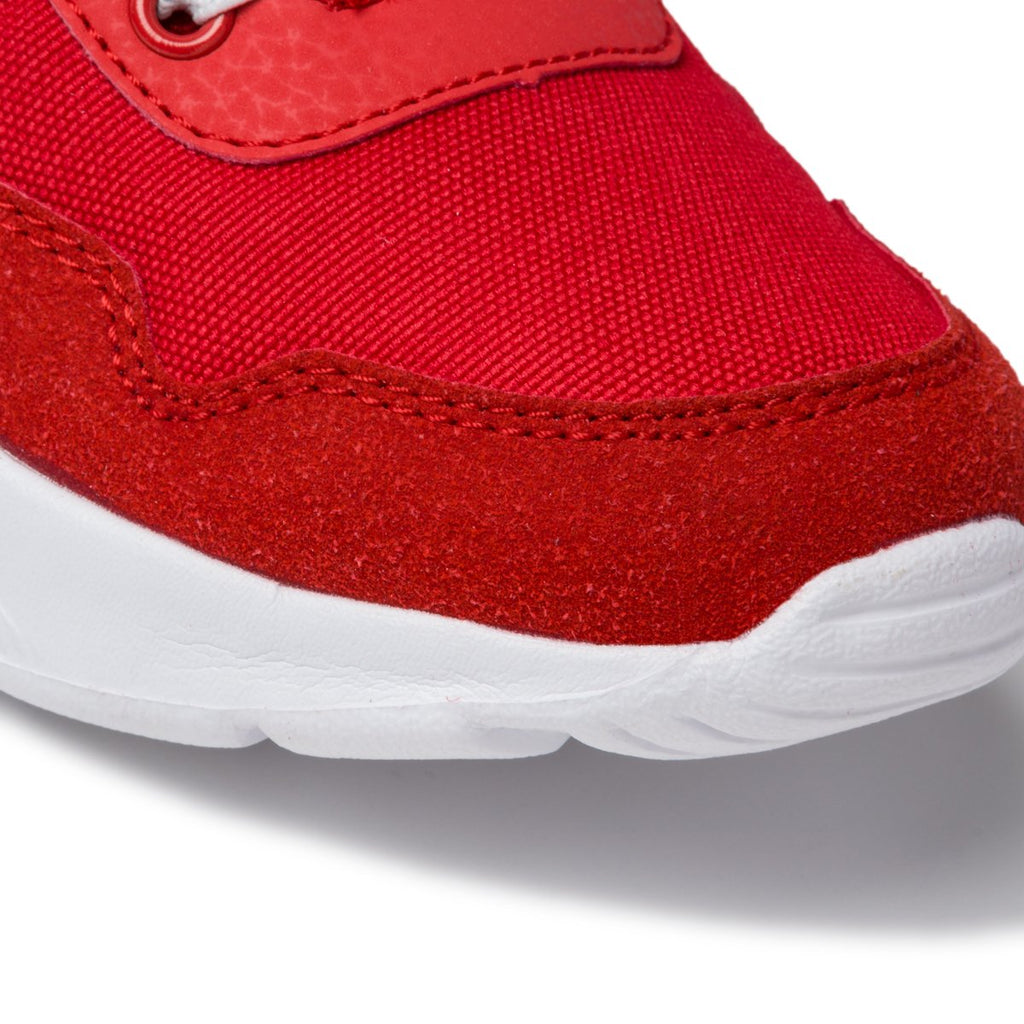 Sneakers rosse con logo laterale Ducati