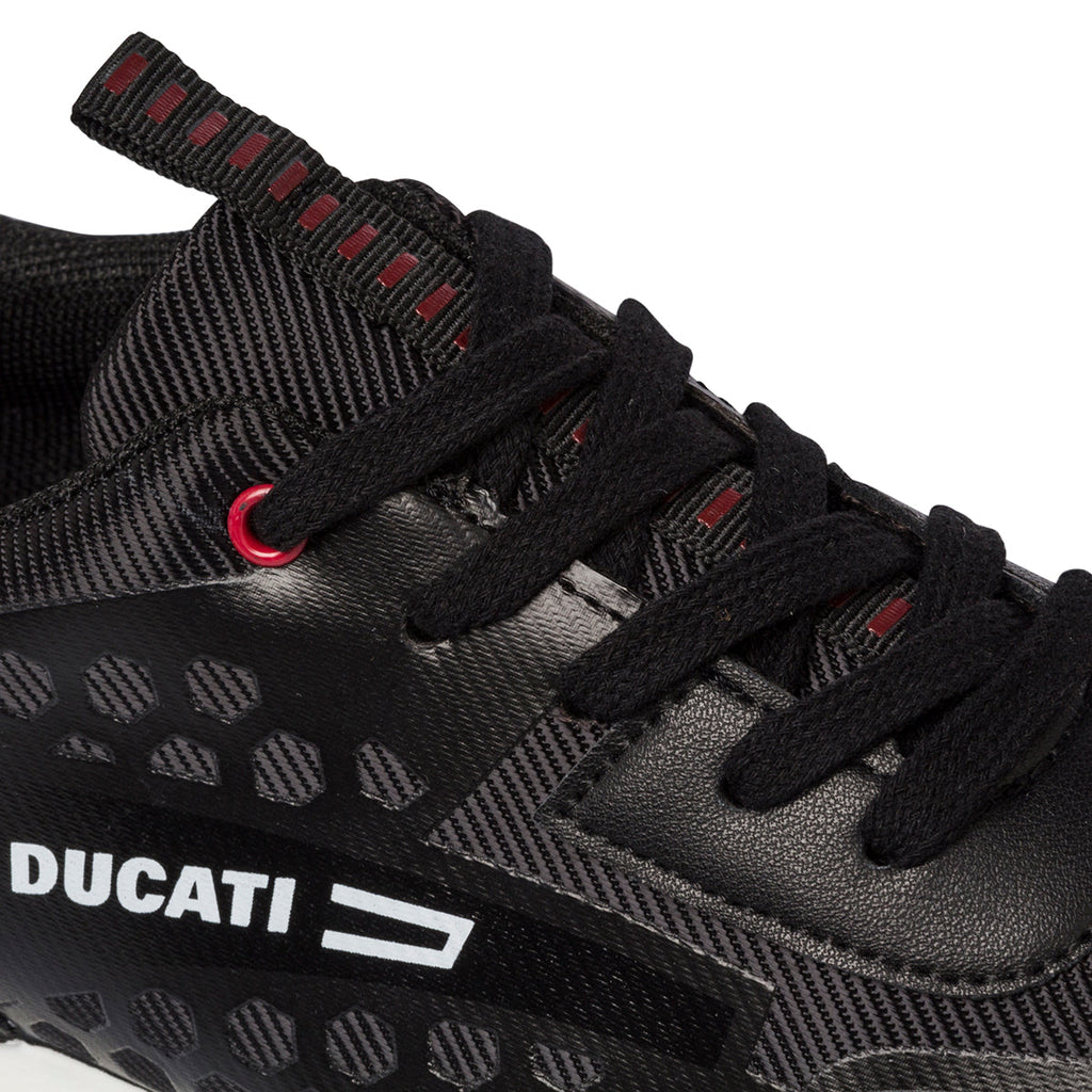 Sneakers nere da bambino con logo laterale Ducati