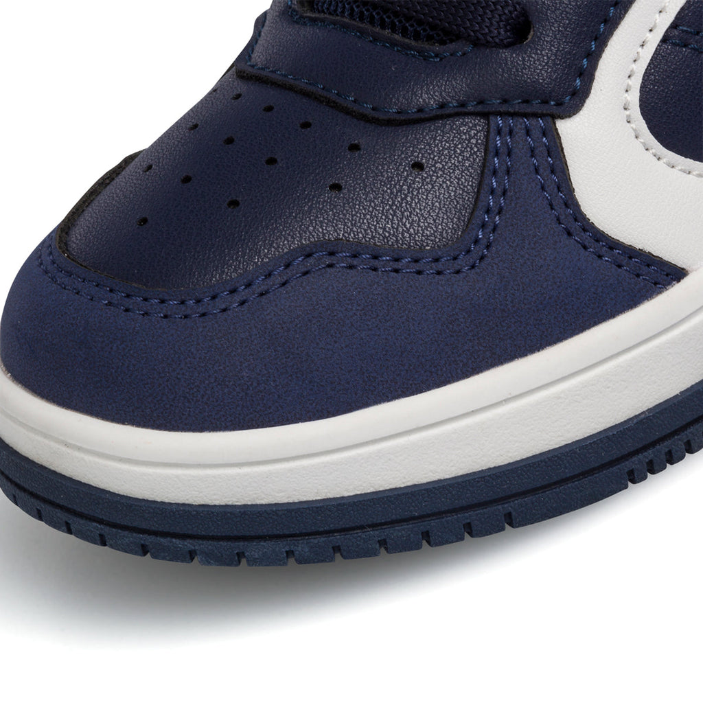 Sneakers blu navy da bambino con logo laterale Ducati