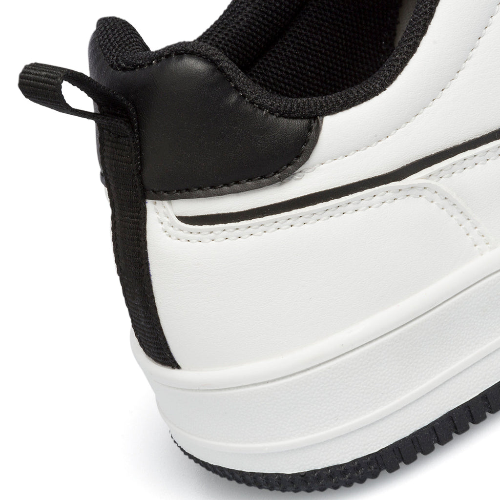 Sneakers bianche da bambino con logo laterale Ducati
