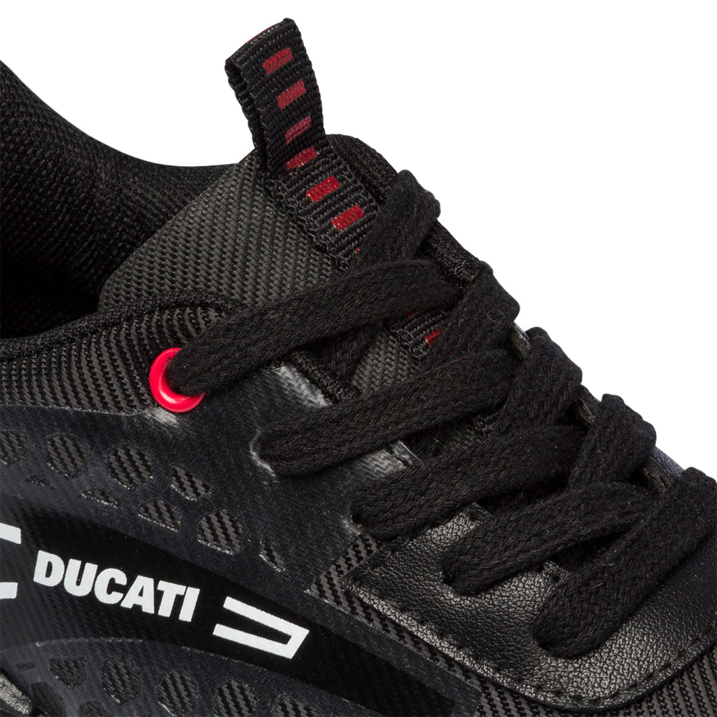 Sneakers nere da bambino con logo laterale Ducati