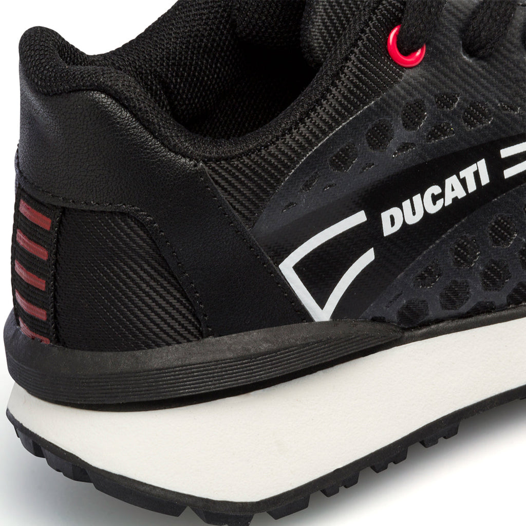 Sneakers nere da bambino con logo laterale Ducati