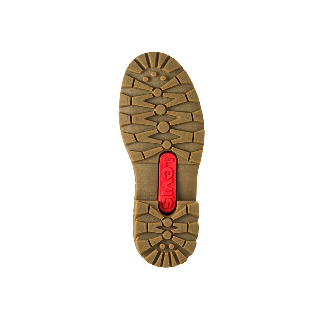 Scarponcini camel con colletto imbottito ed etichetta logata Levi's