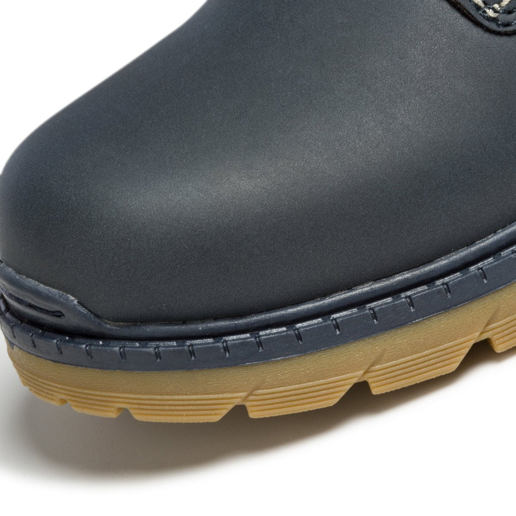 Scarponcini blu navy con colletto imbottito ed etichetta logata Levi's