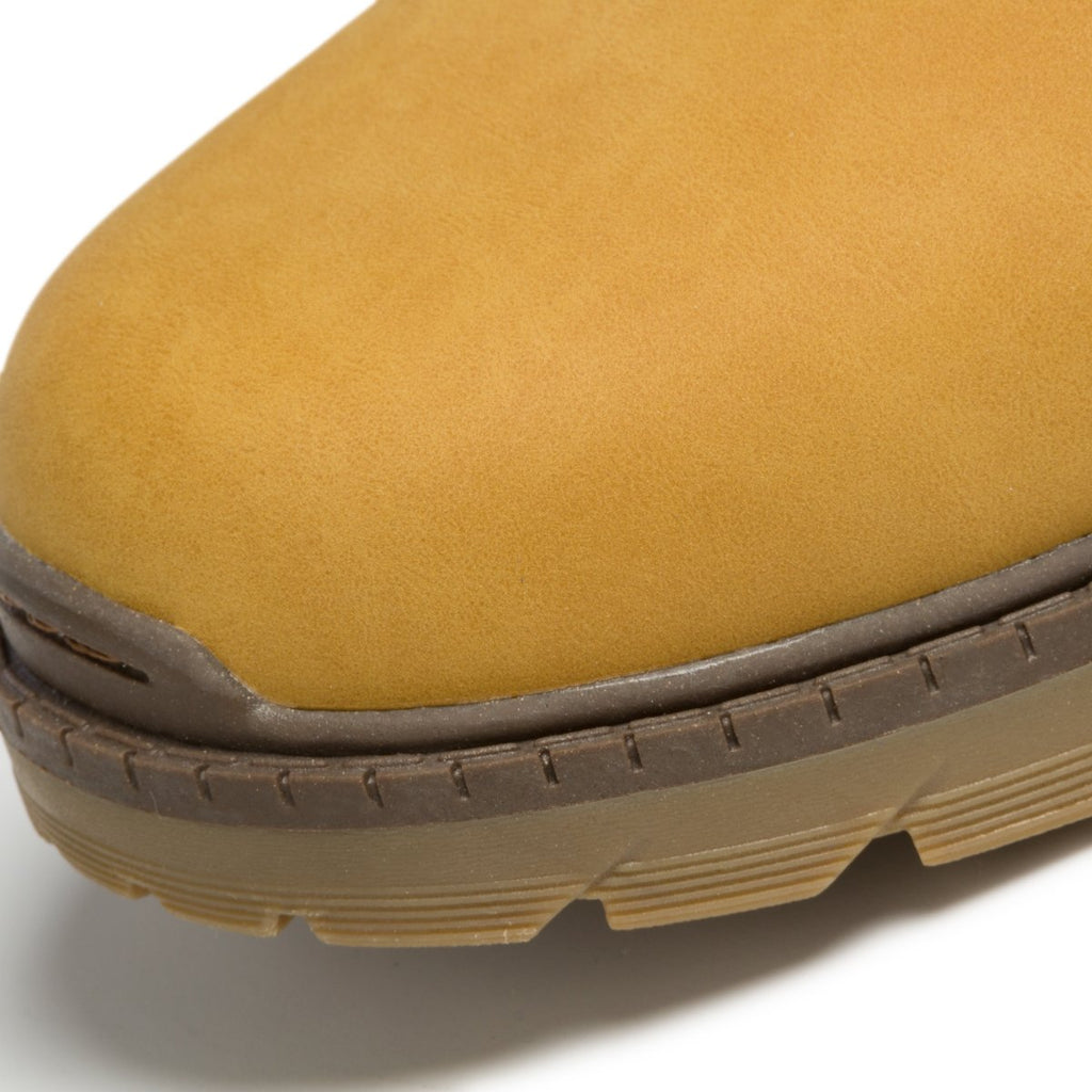 Scarponcini camel con colletto imbottito ed etichetta logata Levi's