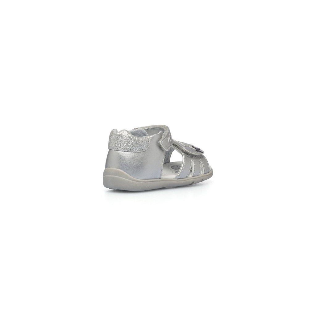 Sandali argento effetto laminato con stelle decorative Chicco Giannina