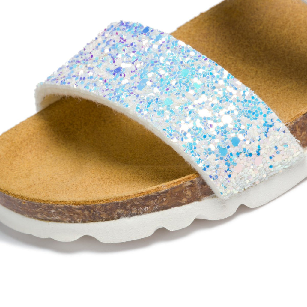 Sandali bianchi con glitter Settenote