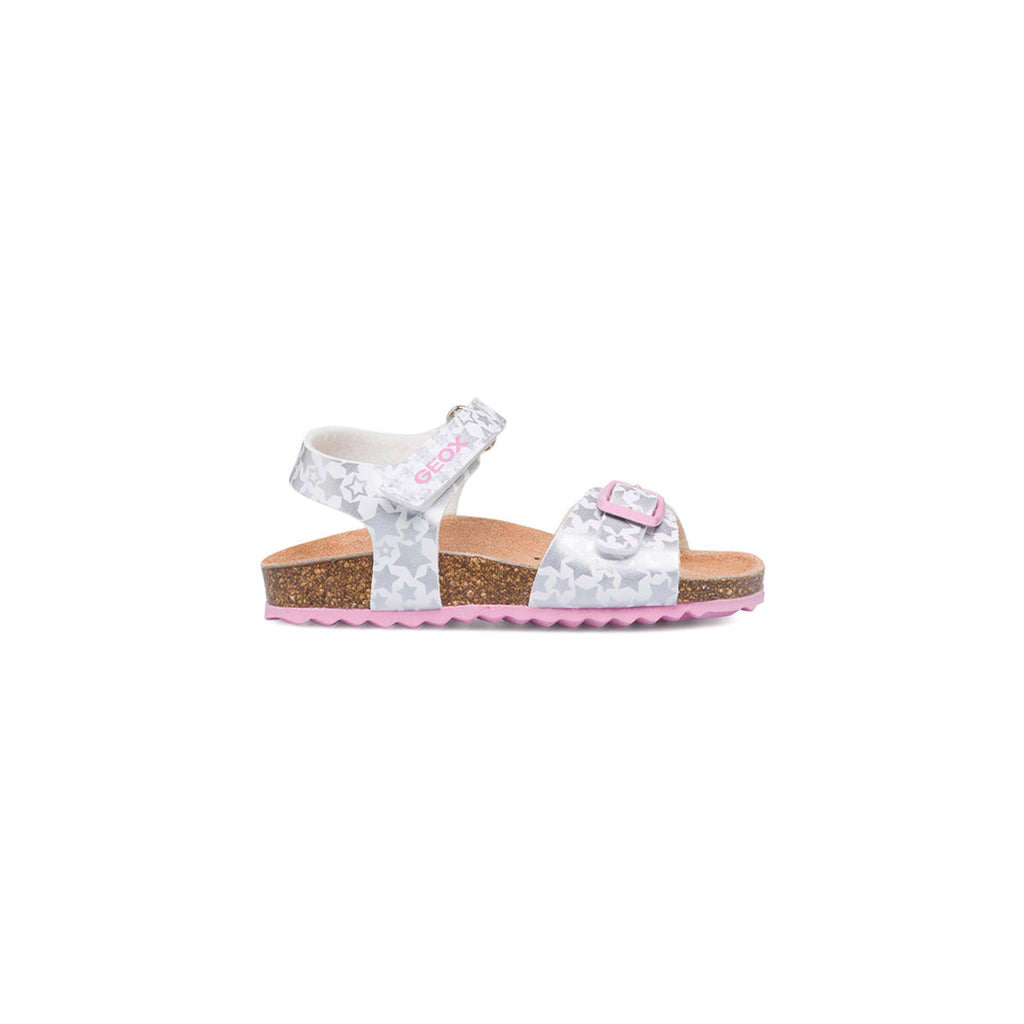 Sandali bianchi da bambina Geox Chalki