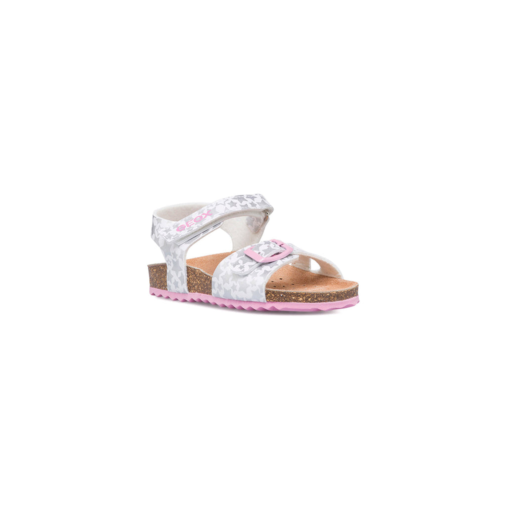 Sandali bianchi da bambina Geox Chalki