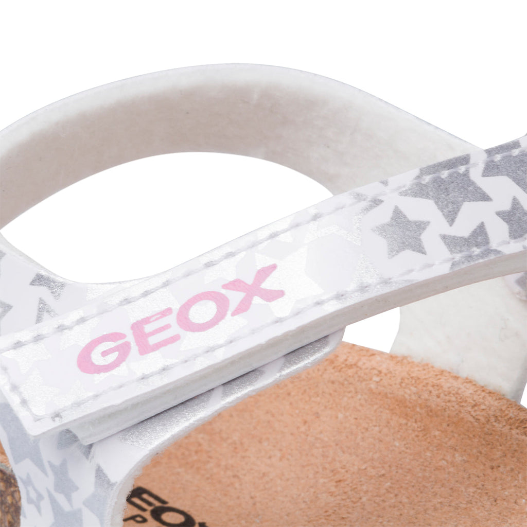 Sandali bianchi da bambina Geox Chalki