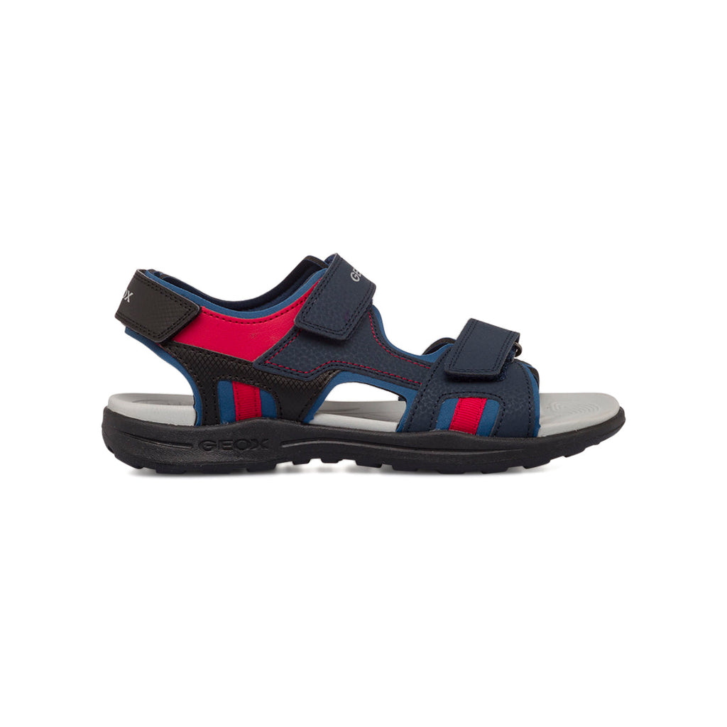 Sandali blu e rossi da bambino Geox Vaniett