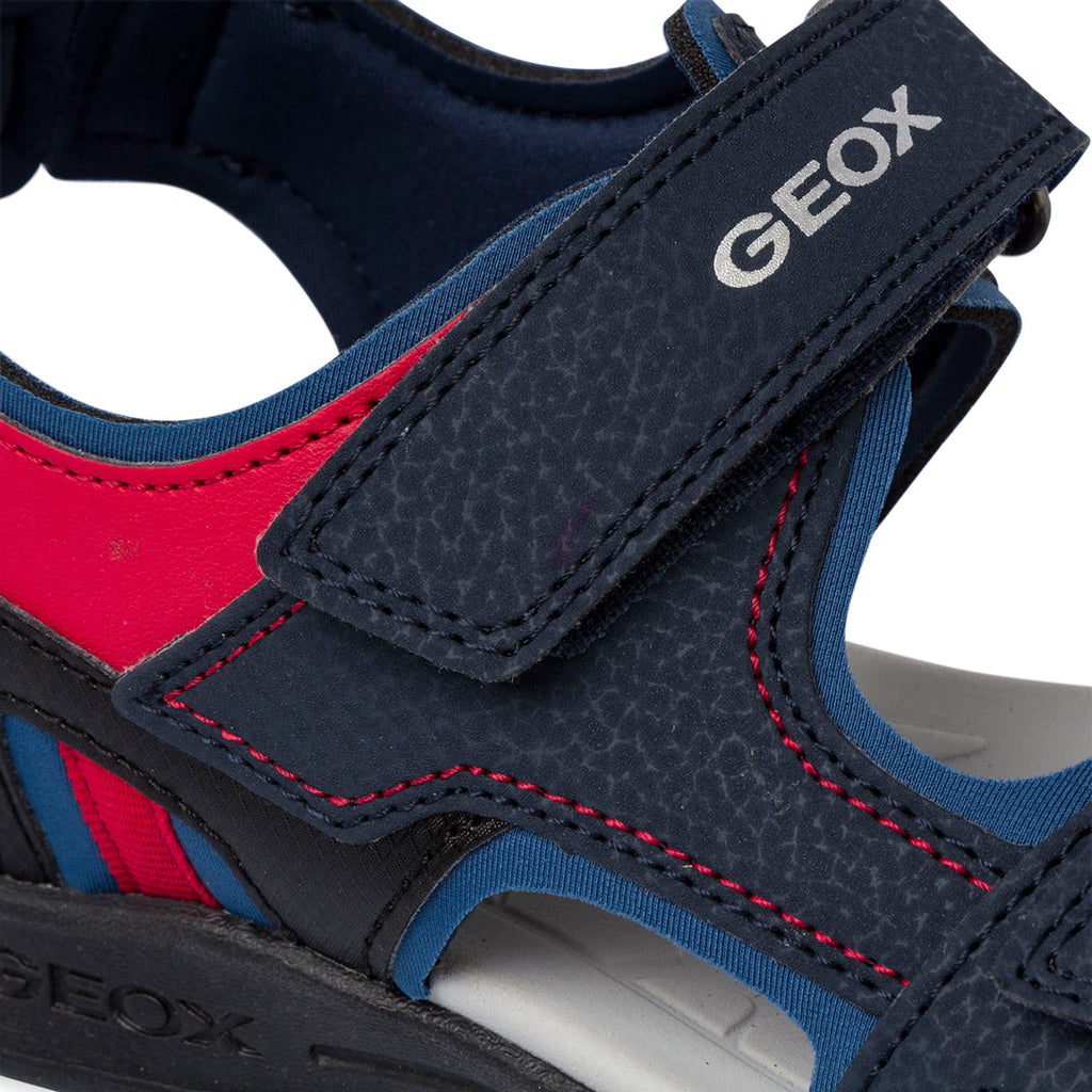 Sandali blu e rossi da bambino Geox Vaniett